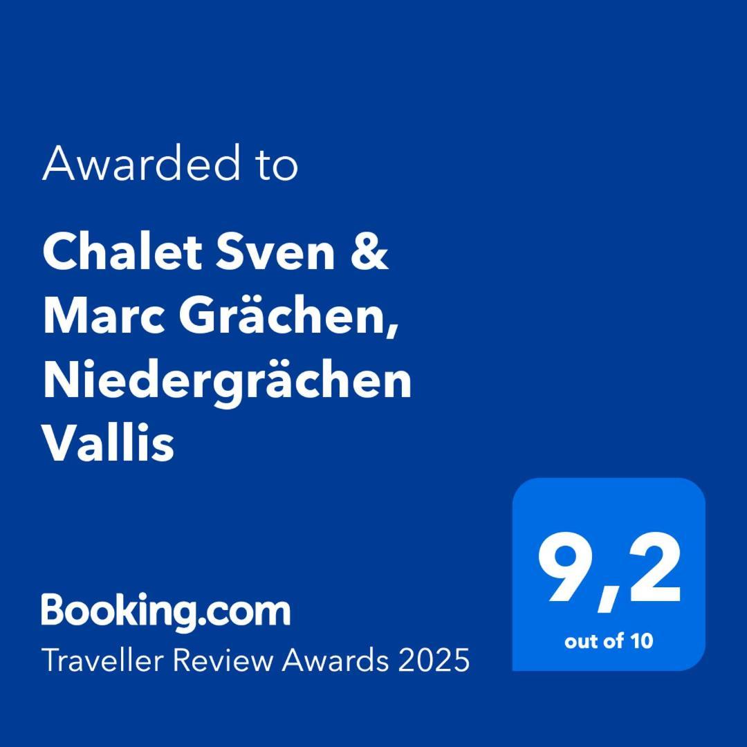 Chalet Sven & Marc Graechen, Niedergraechen Vallis Sankt Niklaus Ngoại thất bức ảnh